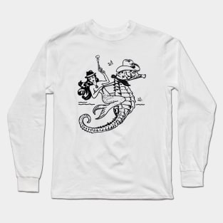 cowgirl mermaid Long Sleeve T-Shirt